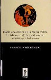 book Hacia una crítica de la razón mítica : el laberinto de la modernidad : materiales para discusión