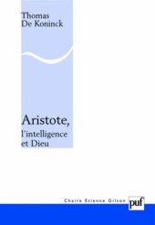 book Aristote, l'intelligence et Dieu