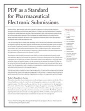 book PDF as a Standard for Pharmaceutical Electronic Submissions