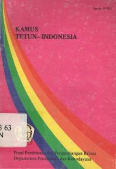 book Kamus Tetun—Indonesia