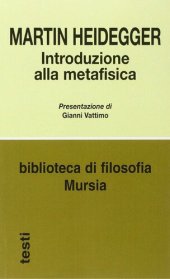 book Introduzione alla metafisica