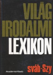 book Világirodalmi lexikon sváb-Szy. 14. kötet