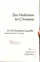 book Zen Meditation for Christians