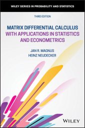 book Matrix Differential Calculus with Applications in Statistics and Econometrics