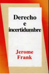 book Derecho e incertidumbre