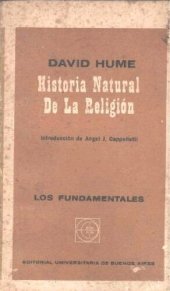 book Historia natural de la religión