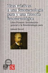 book Ideas relativas a una fenomenología pura y una filosofía fenomenológica