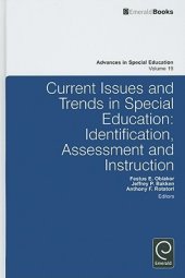 book Current issues and trends in special education = Identification, assessment and instruction