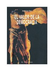 book El Valor De La Democracia