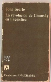 book La revolucion de Chomsky en linguistica