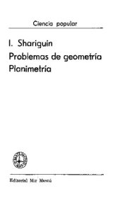 book Problemas De Geometria Planimetria (454pag)