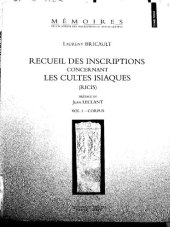 book Recueil des inscriptions concernant les cultes isiaques: RICIS