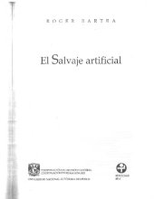 book El salvaje artificial