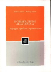 book Introduzione alla logica. Linguaggio, significato, argomentazione