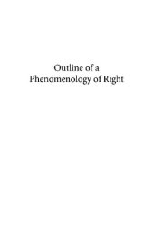 book Outline of a Phenomenology of Right