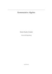 book Kommutative Algebra