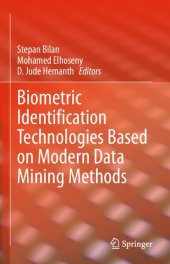 book Biometric Identification Technologies Based on Modern Data Mining Methods