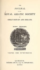 book The Journal of the Royal Asiatic Society of Great Britain and Ireland; New Series