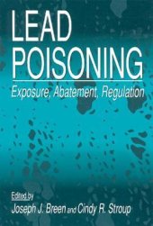 book Lead poisoning: exposure, abatement, regulation