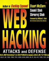 book Web hacking: attacks and defense