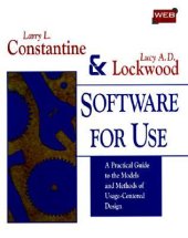 book Software for use: a practical guide to the models and methods of usage-centered design