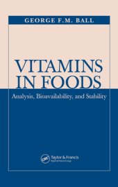 book Vitamins in foods: analysis, bioavailability, and stability