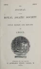 book The Journal of the Royal Asiatic Society of Great Britain and Ireland for 1895