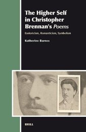 book The higher self in Christopher Brennan's Poems esotericism, romanticism, symbolism