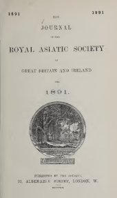 book The Journal of the Royal Asiatic Society of Great Britain and Ireland for 1891