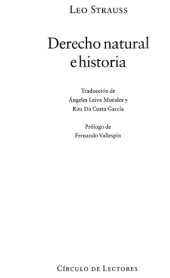 book Derecho Natural E Historia