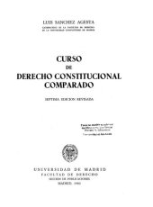 book Curso de derecho constitucional comparado