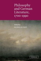 book Philosophy and German literature: 1700-1990