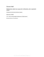 book Reflexiones sobre las causas de la libertad y de la opresión social