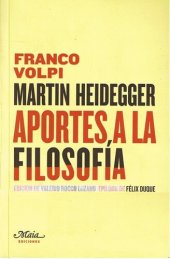 book Martin Heidegger: aportes a la filosofía