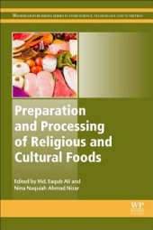 book Preparation and processing of religious and cultural foods