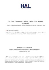 book La Gran Guerra en América Latina. Una historia conectada