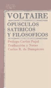 book Opusculos Satiricos Y Filosoficos