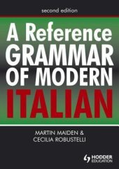 book A Reference Grammar of Modern Italian