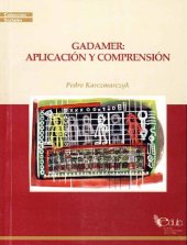 book Gadamer, aplicación y comprensión