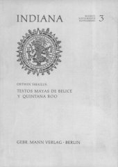 book Textos mayas de Belice y Quintana Roo. Fuentes para una Dialectología del Maya Yucateco