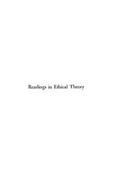 book Readings in Ethical Theory