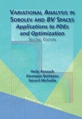 book Variational Analysis in Sobolev and BV Spaces: Applications to Pdes and Optimization