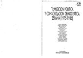 book Transición política y consolidación democrática en España (1975-1986)