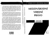 book Medzinárodné verejné právo