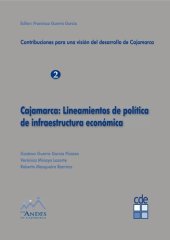 book Cajamarca: Lineamientos de política de infraestructura económica