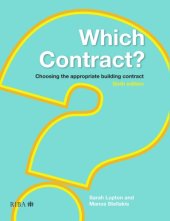 book Which contract?: choosing the appropriate building contract