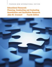 book Educational research: planning, conducting, and evaluating quantitative and qualitative research, fourth edition