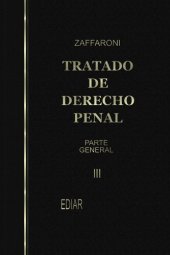 book Tratado de Derecho Penal. Parte General. Tomo III