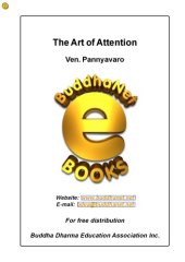 book buddhism - the art of attention