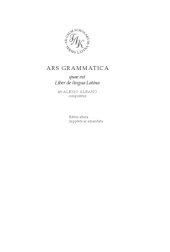 book Ars grammatica : Книга о латинском языке